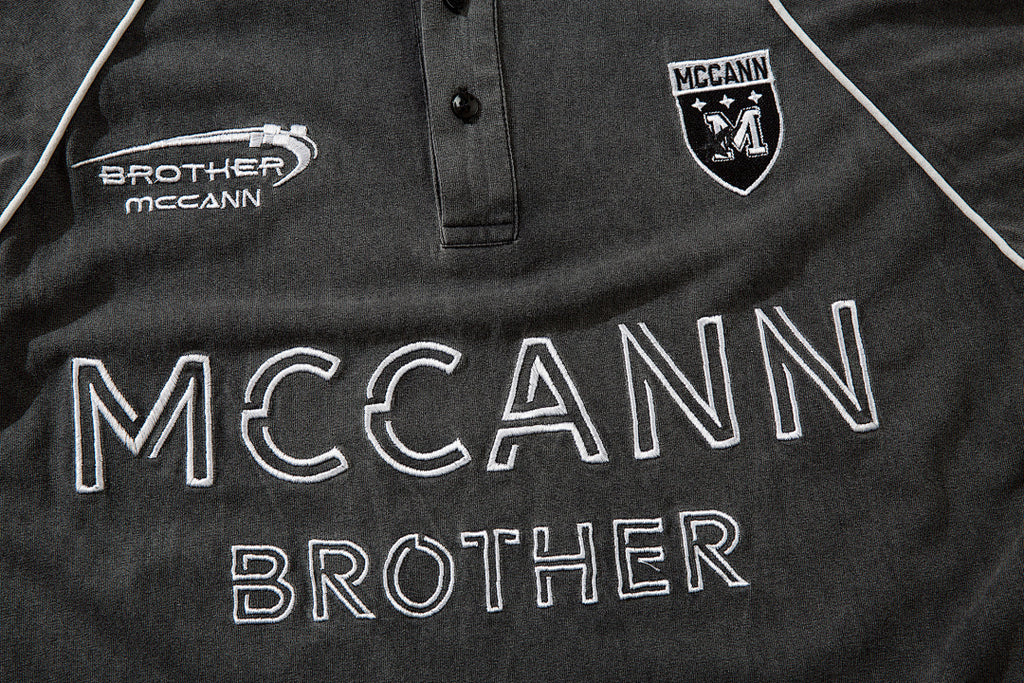 Heavy-wash Polo shirt