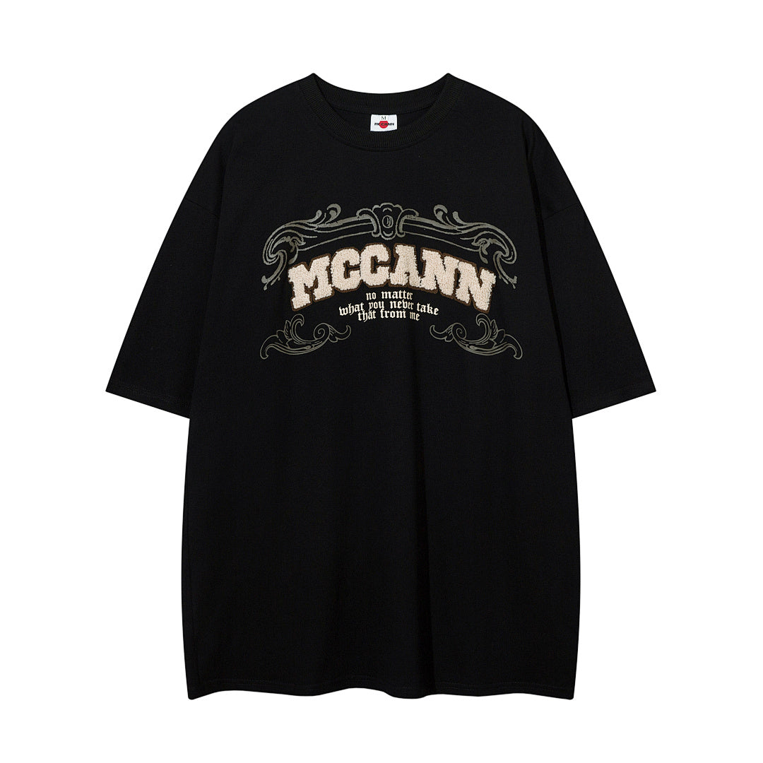 Heavy-duty towel embroidery T-shirt