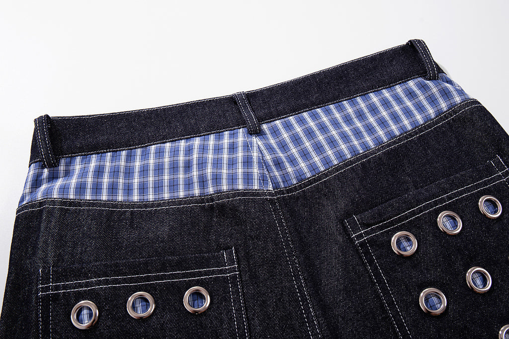 Raw Denim Jeans, Blue