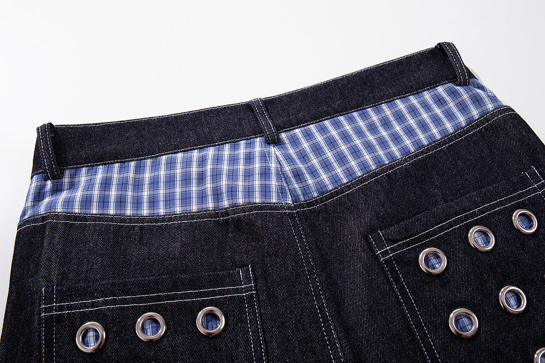 Raw Denim Jeans, Blue