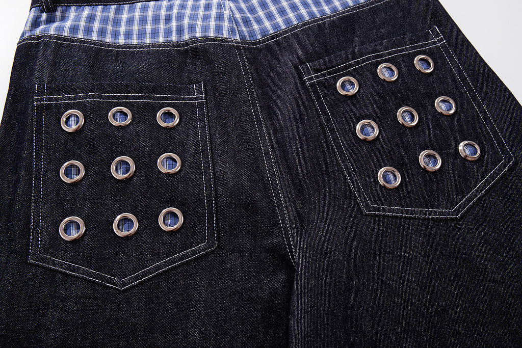 Raw Denim Jeans, Blue