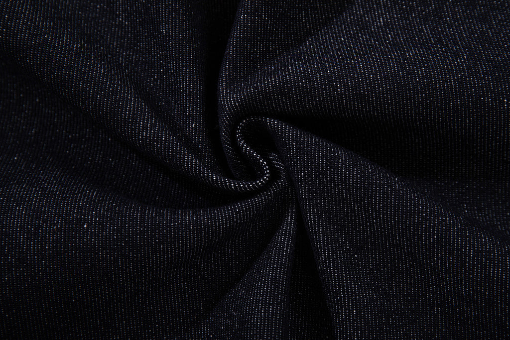 Raw denim jeans, blue