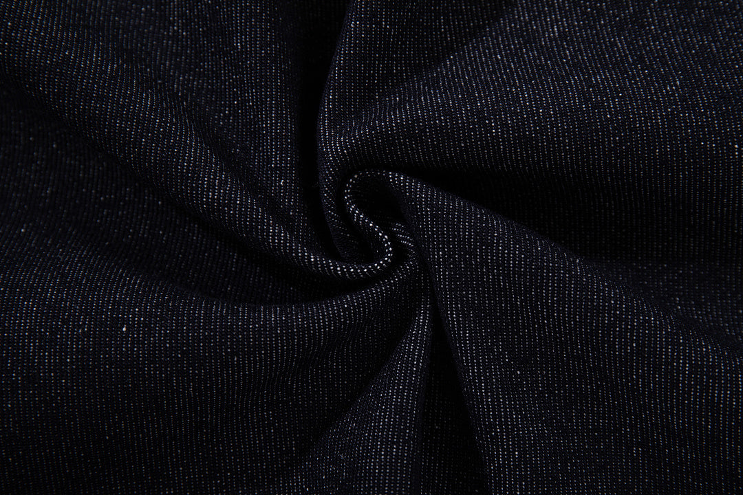 Raw denim jeans, blue