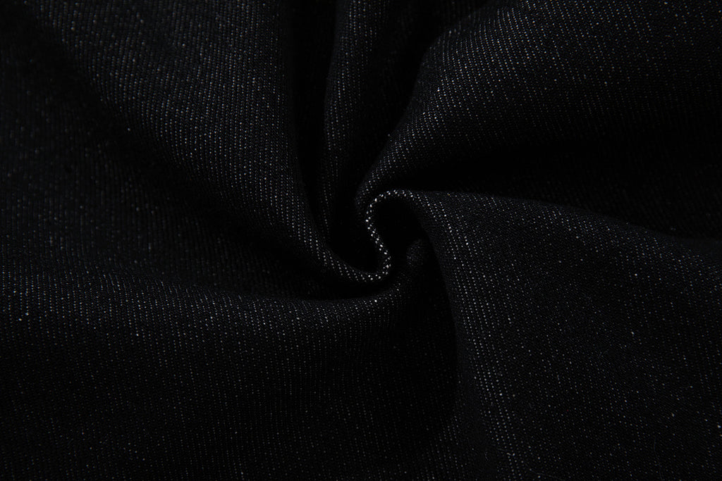 Raw Denim Jacket – Black