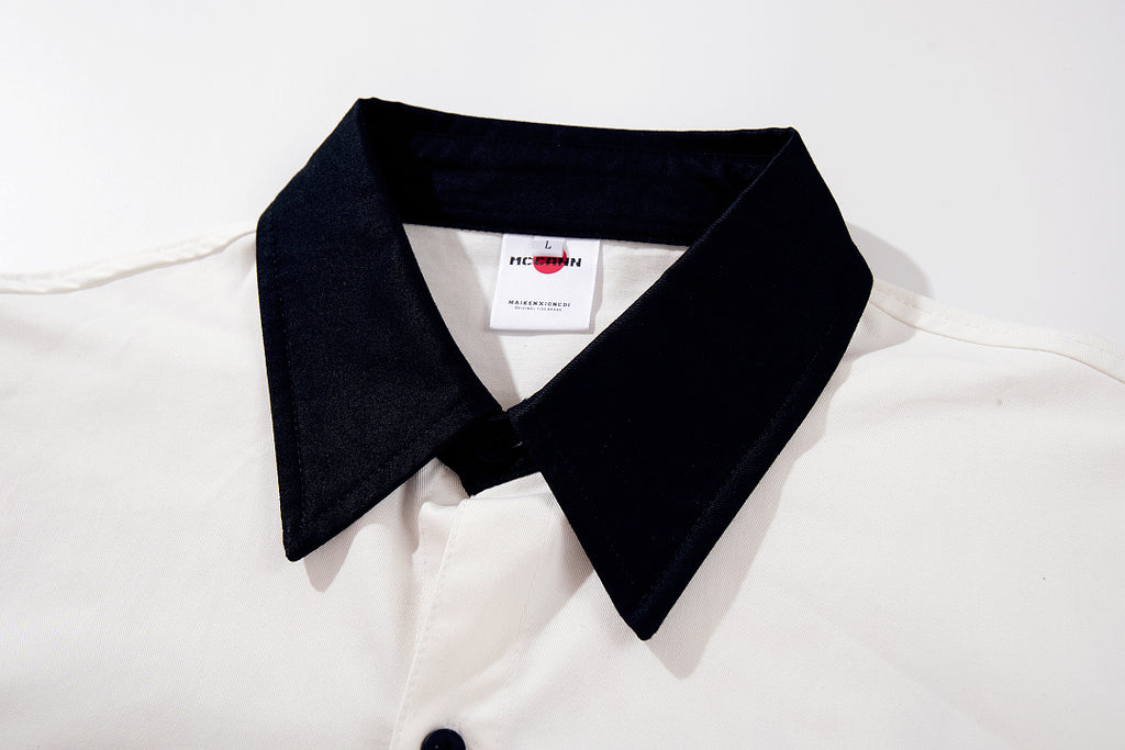 Cropped shirt      White
