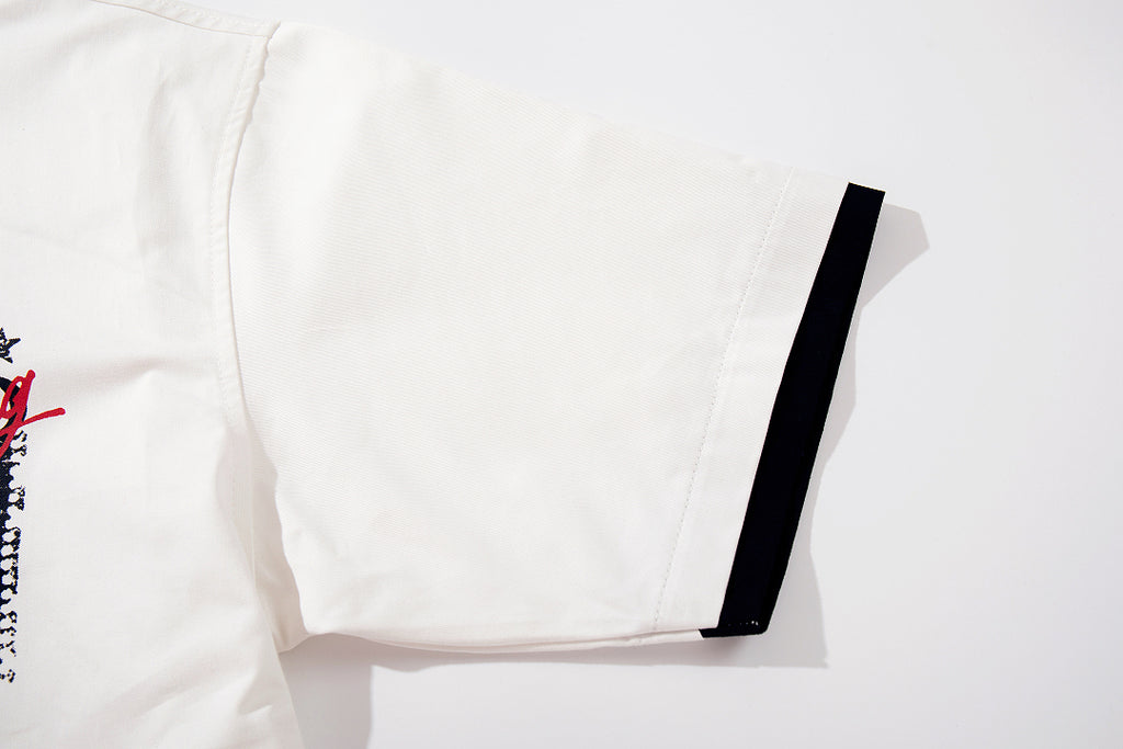 Cropped shirt      White