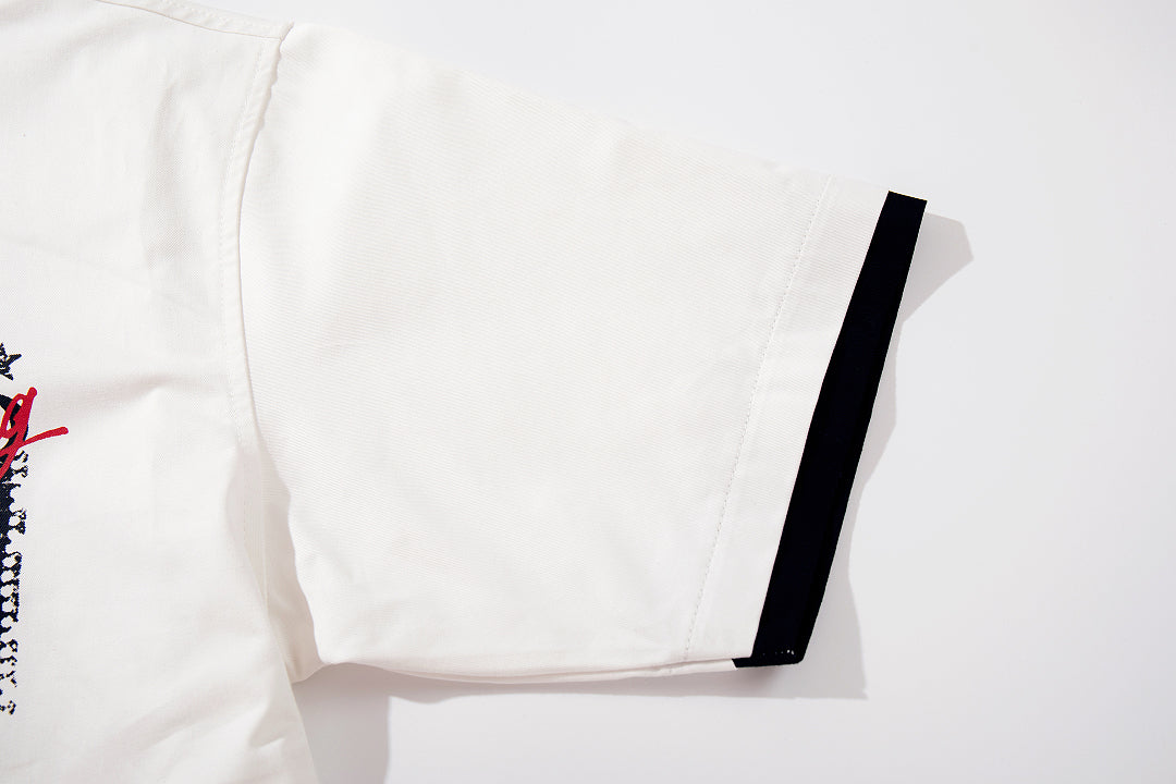 Cropped shirt      White