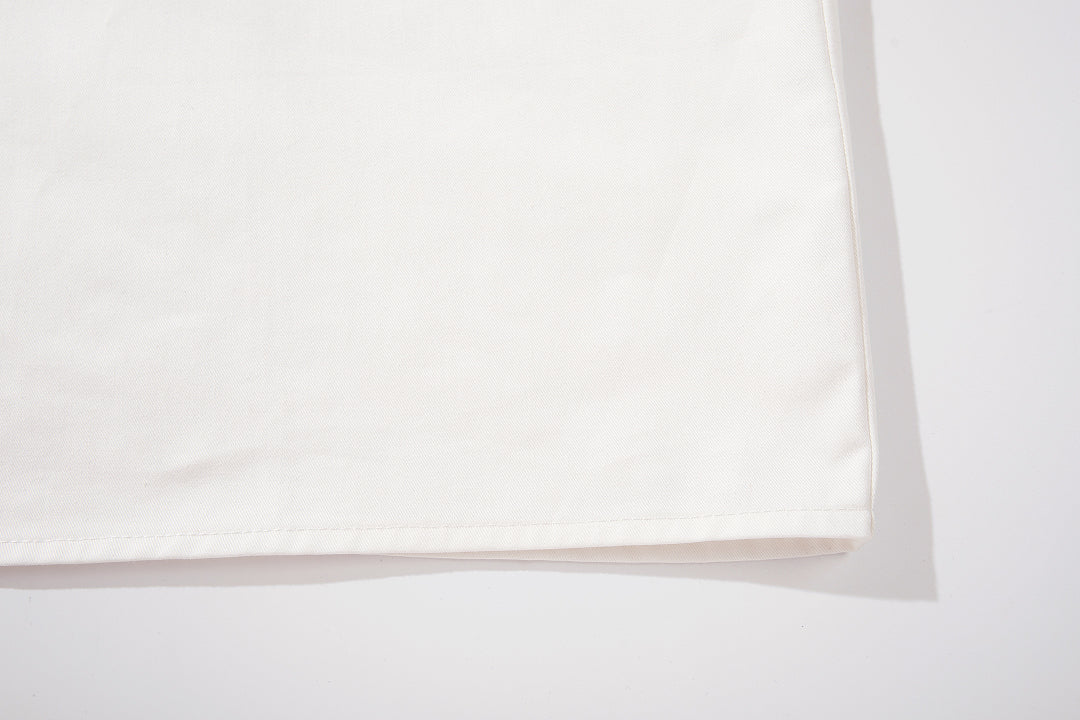 Cropped shirt      White