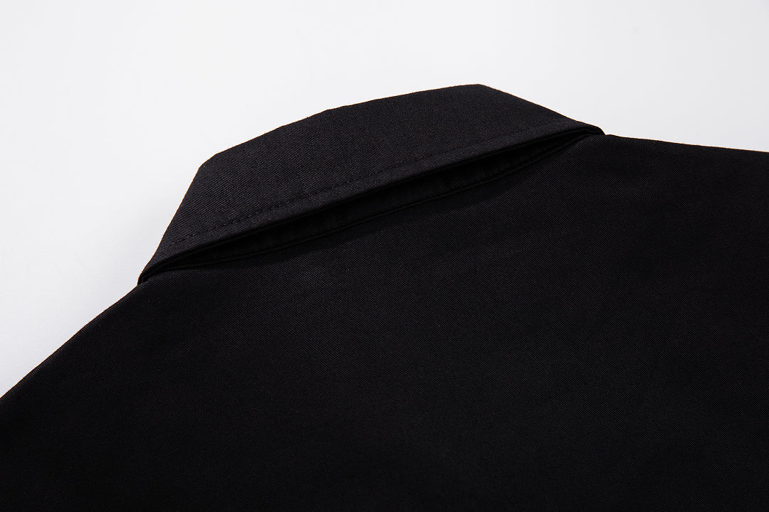 Cropped shirt      Black