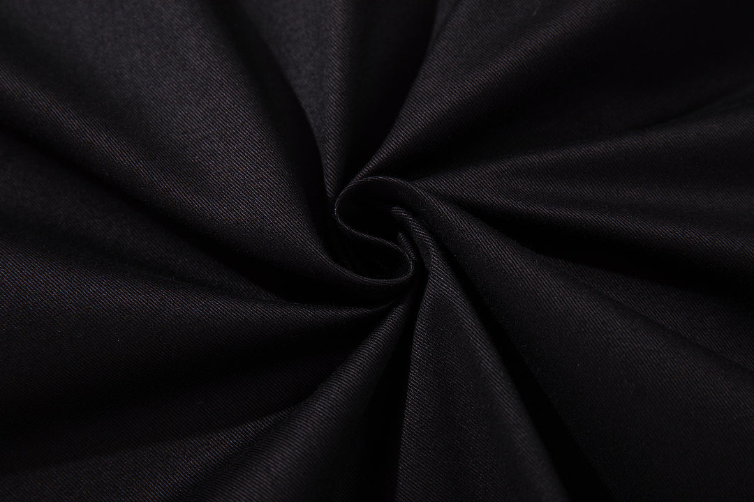 Cropped shirt      Black