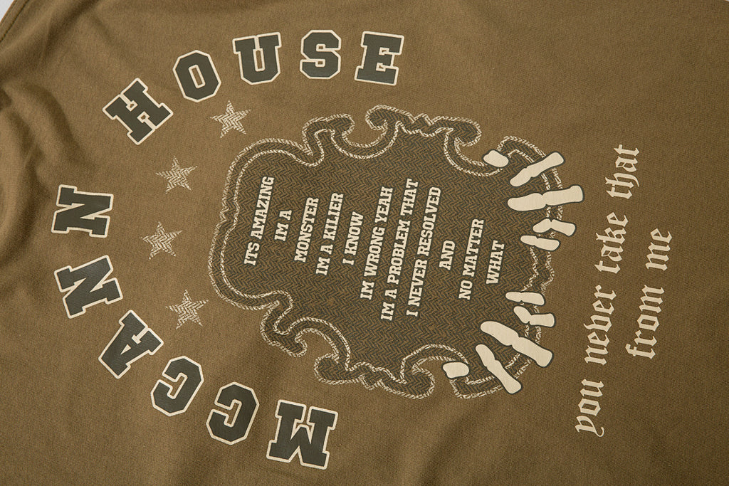 Heavy-duty towel embroidery T-shirt