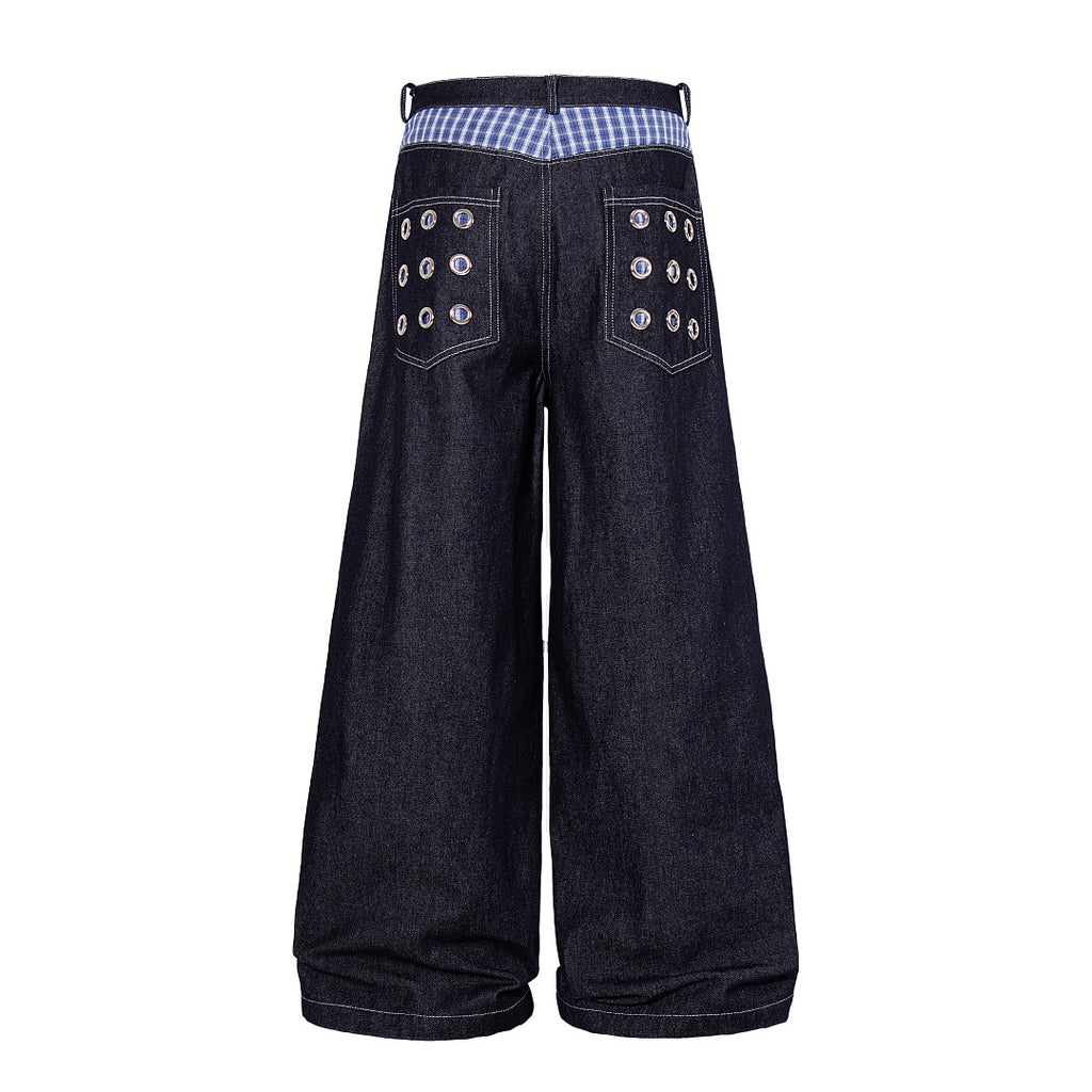 Raw Denim Jeans, Blue