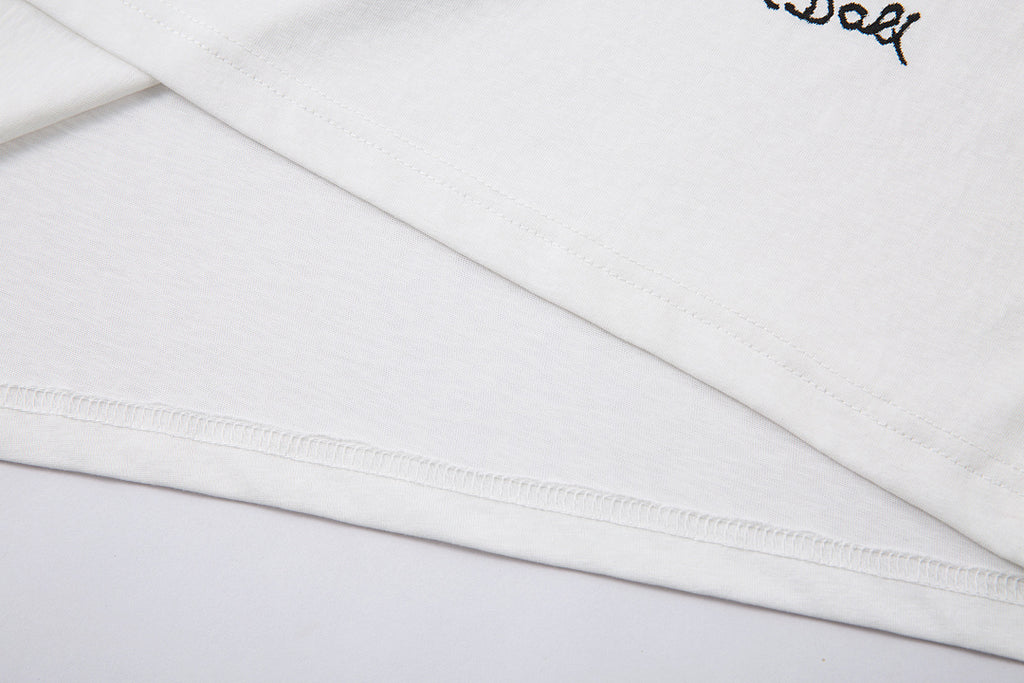 Breathable Long-Sleeve T-Shirt – White