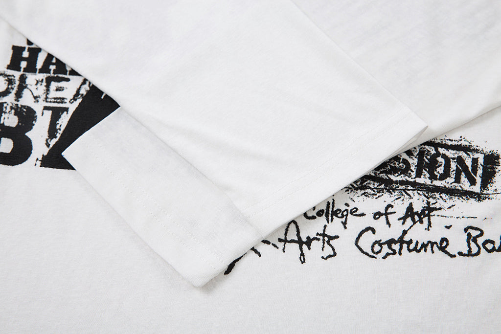 Breathable Long-Sleeve T-Shirt – White