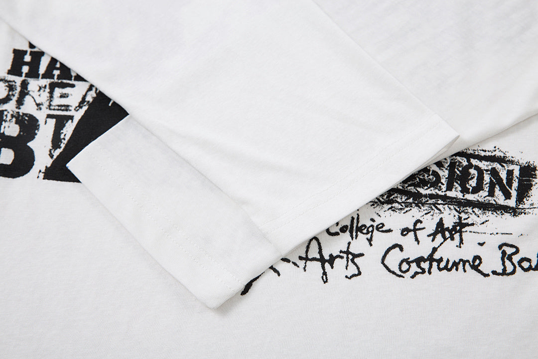 Breathable Long-Sleeve T-Shirt – White