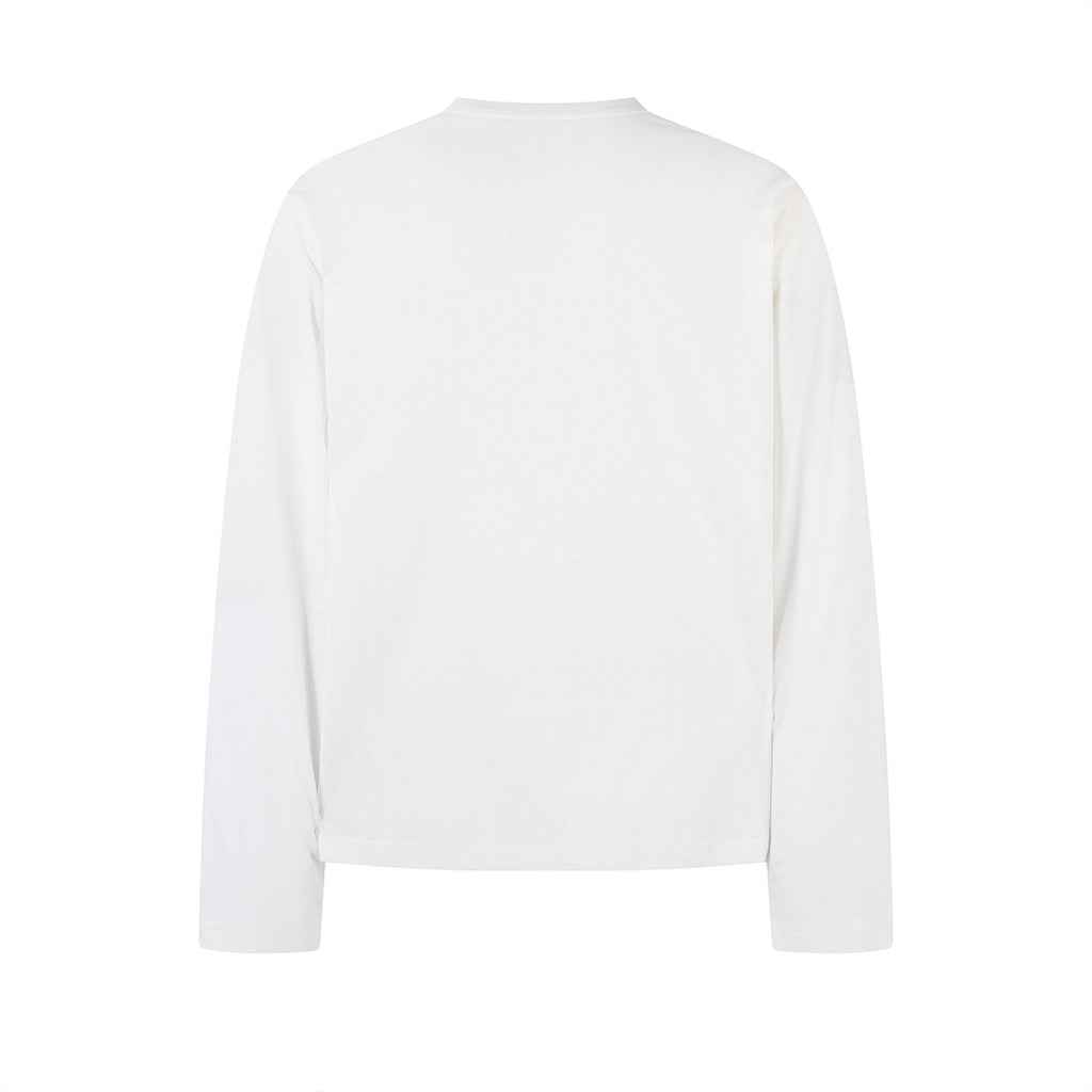 Breathable Long-Sleeve T-Shirt – White