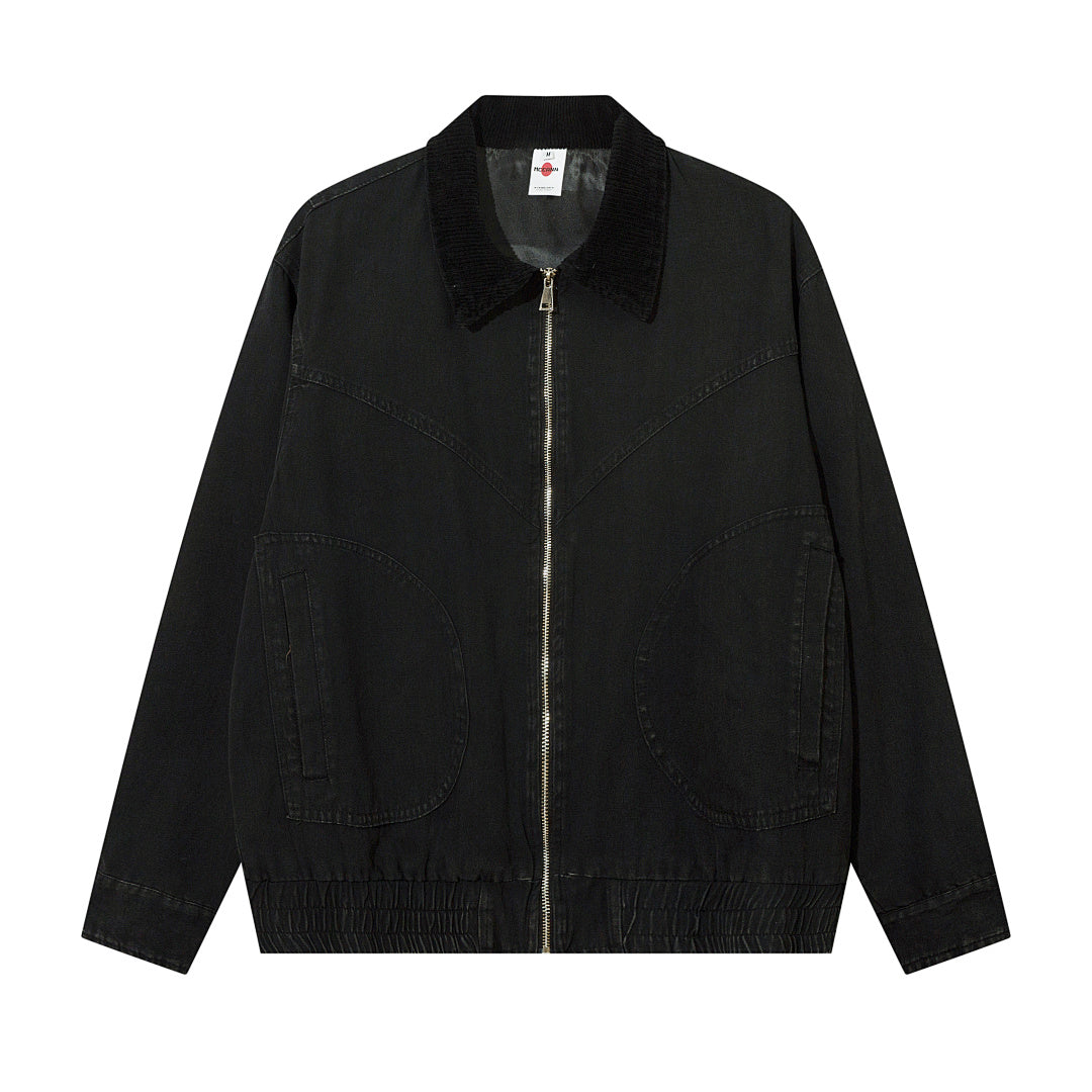 Distressed jacket
