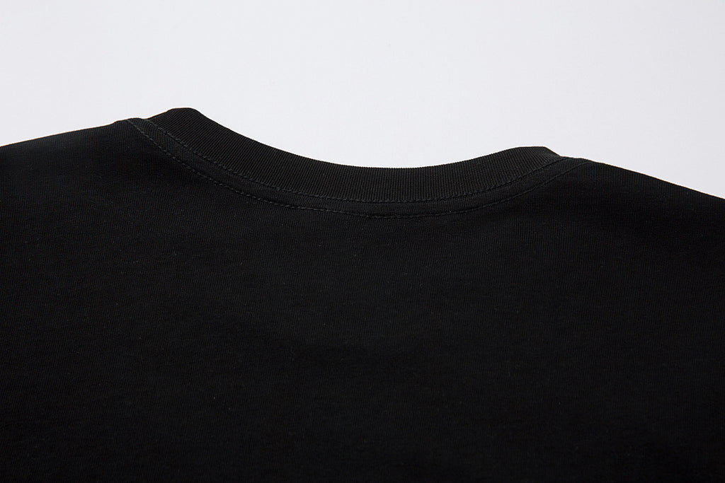 Faux-layered long-sleeve T-shirt