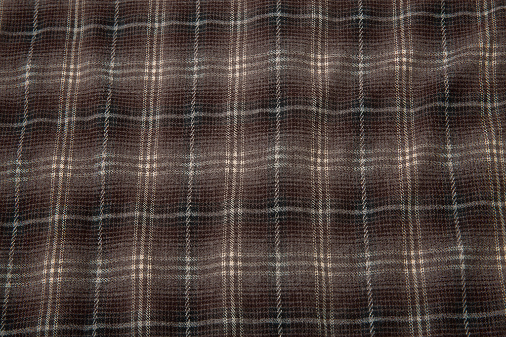 Faux-layered shirt      Brown