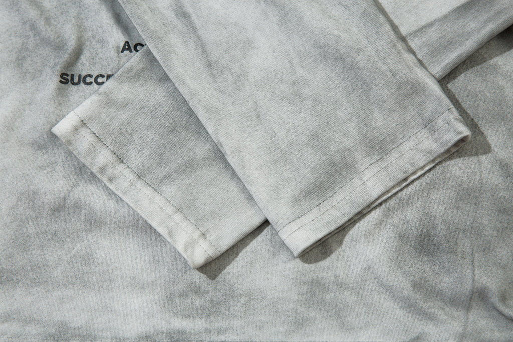 Faux-layered long-sleeve T-shirt