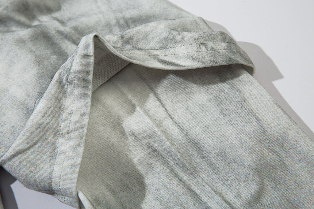 Faux-layered long-sleeve T-shirt