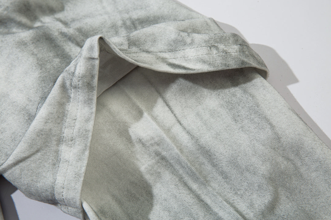 Faux-layered long-sleeve T-shirt