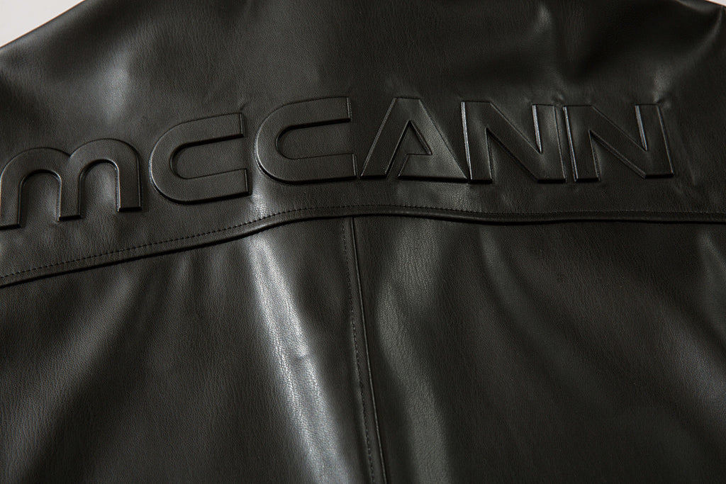 Leather shirt      Black