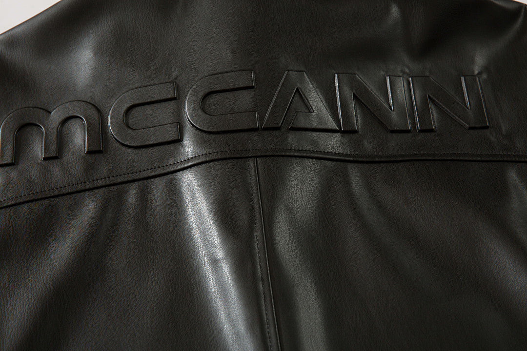 Leather shirt      Black
