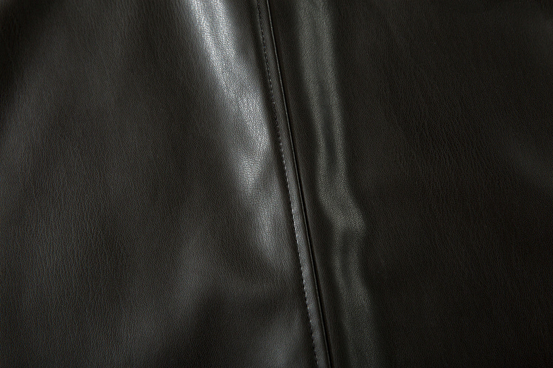 Leather shirt      Black