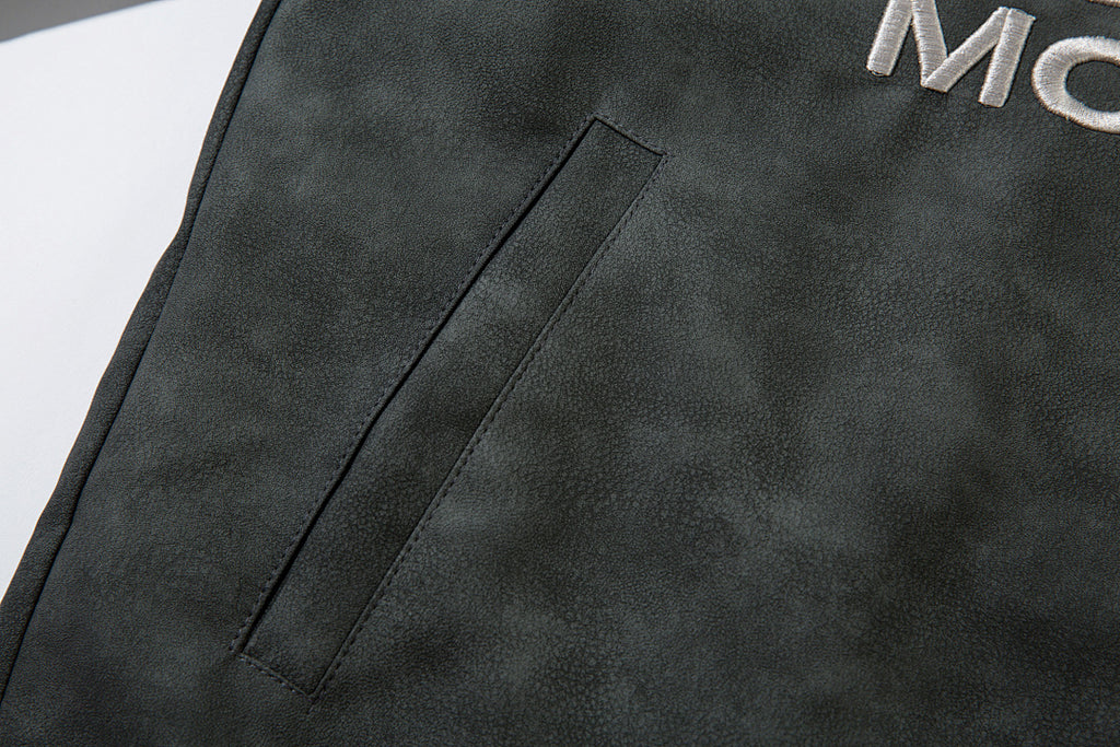 Leather jacket — Brown