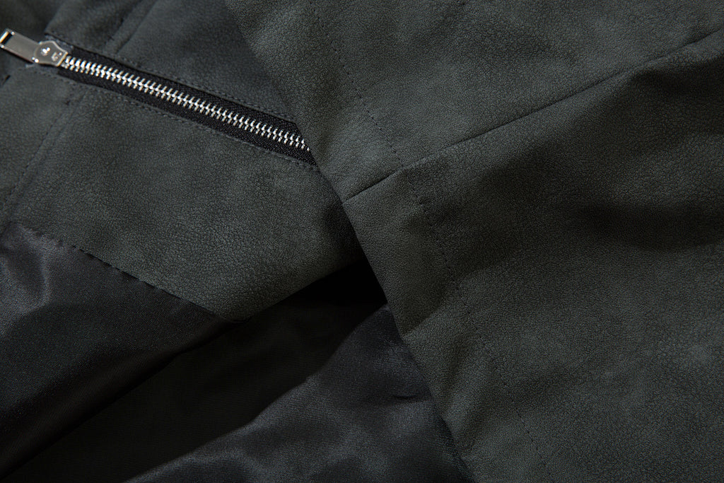 Leather jacket — Brown