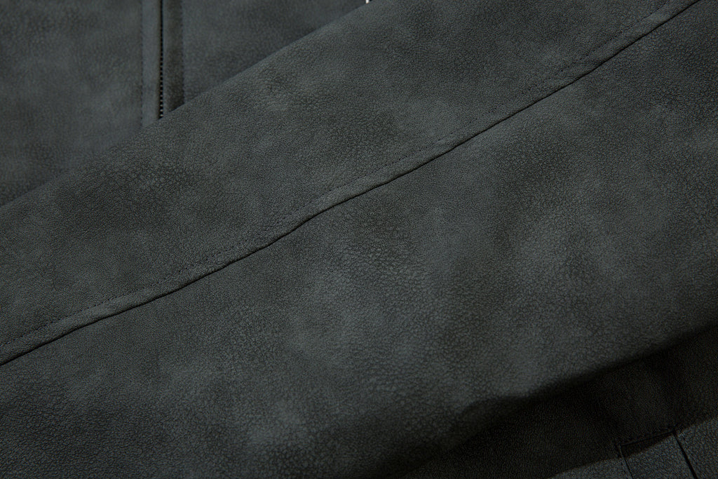 Leather jacket — Brown