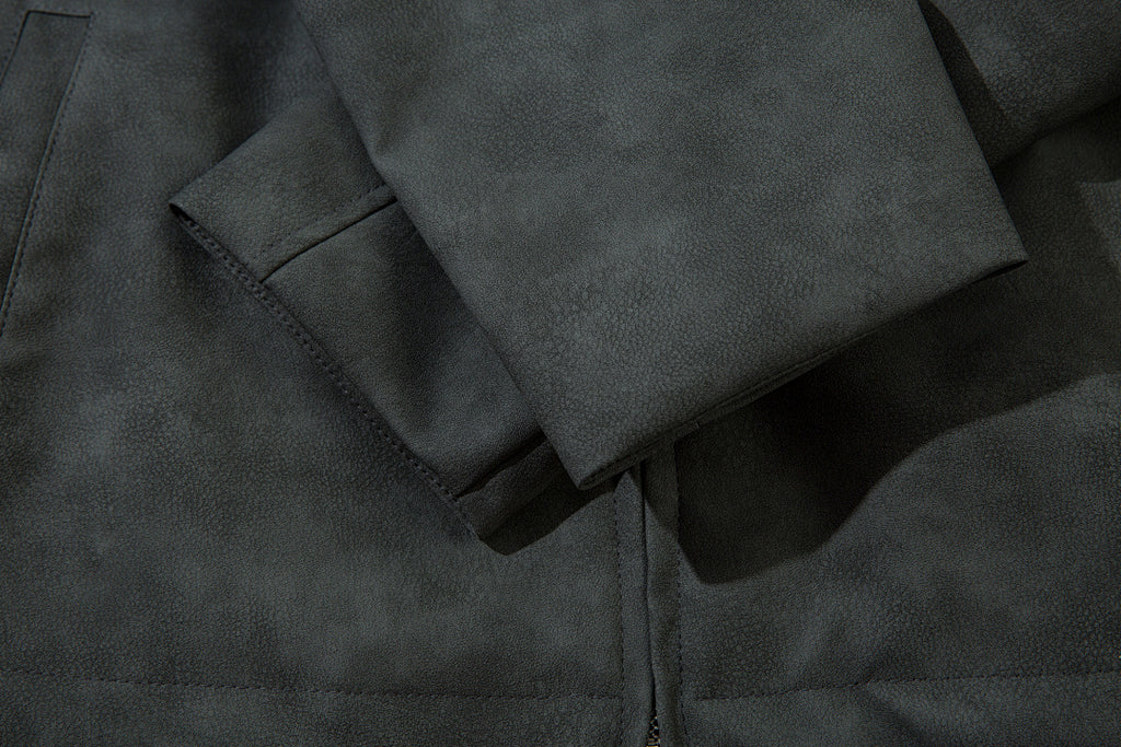 Leather jacket — Brown
