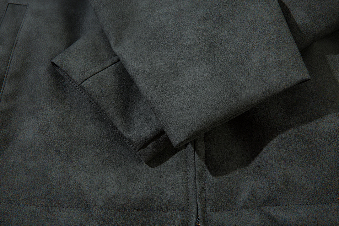 Leather jacket — Brown