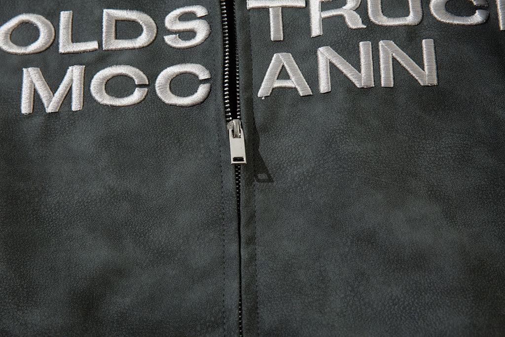 Leather jacket — Brown