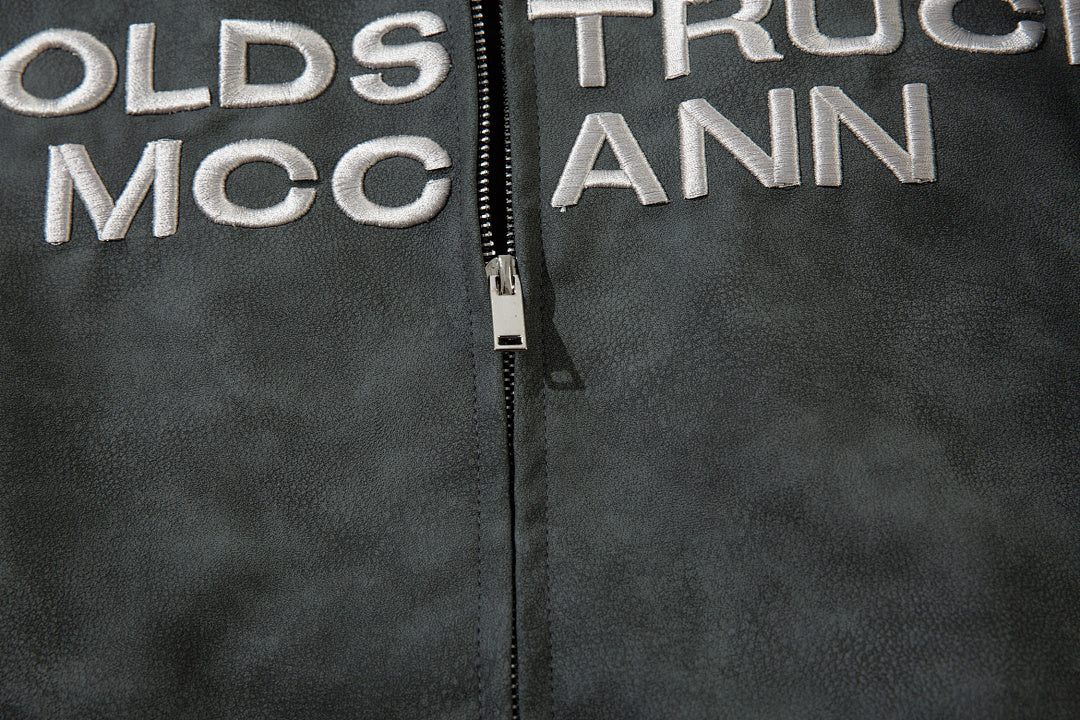 Leather jacket — Brown