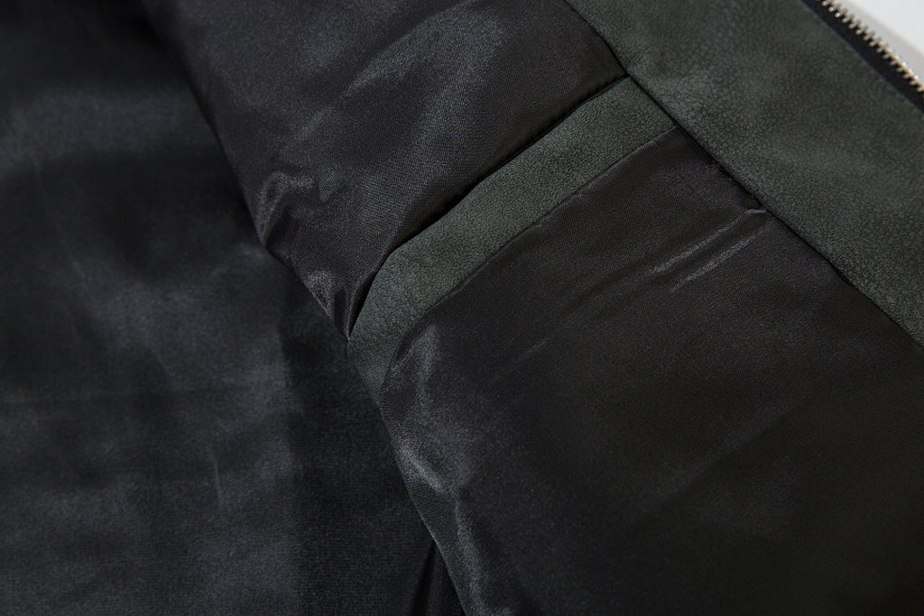 Leather jacket — Brown