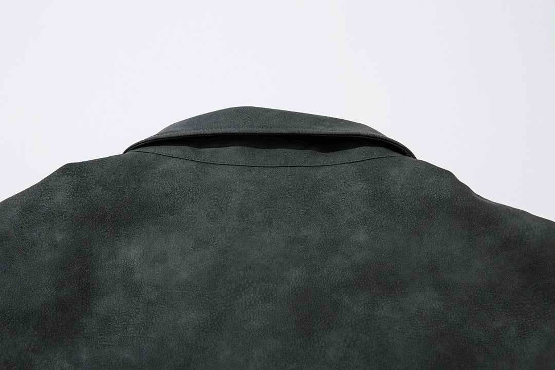 Leather jacket — Brown