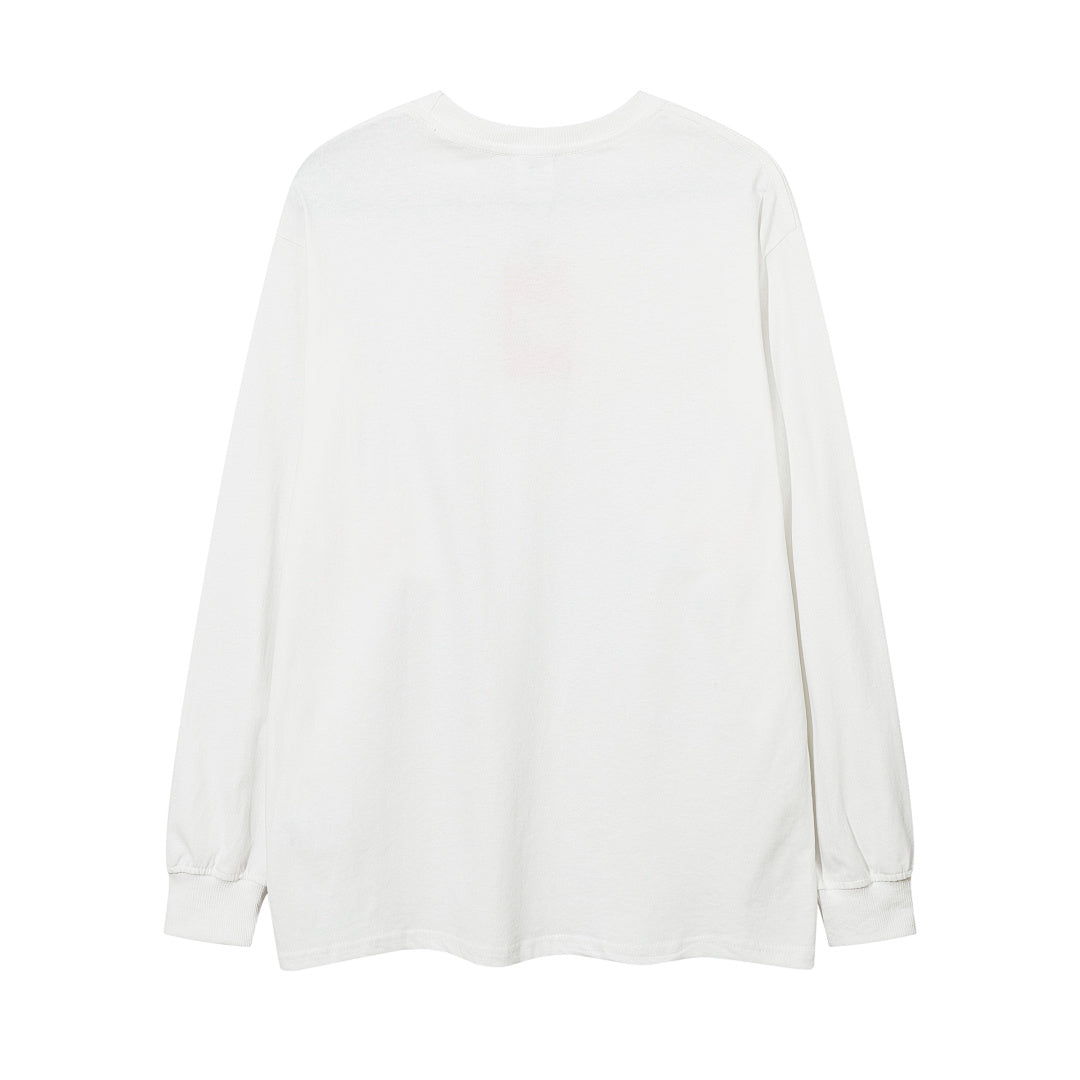 Long-sleeve T-shirt      Black, White