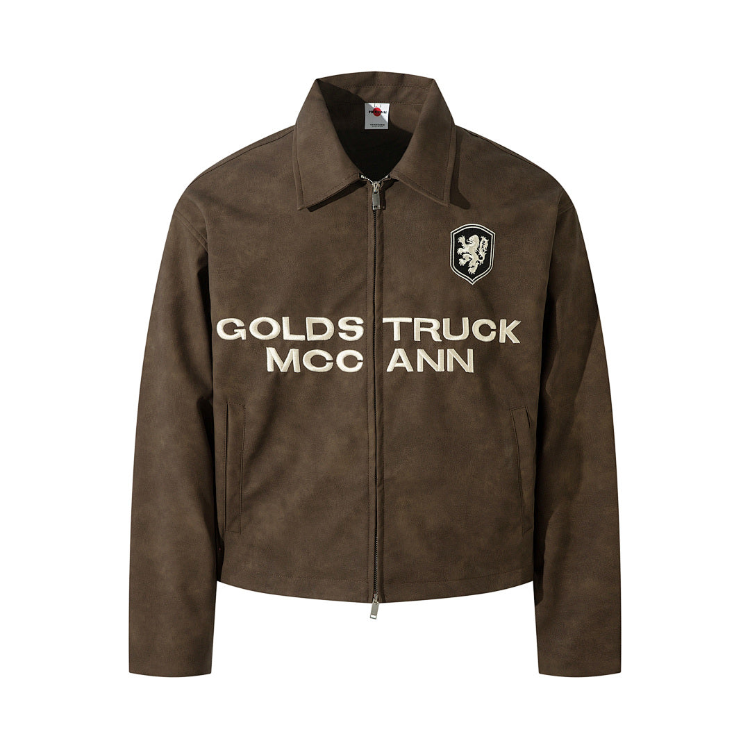 Leather jacket — Brown