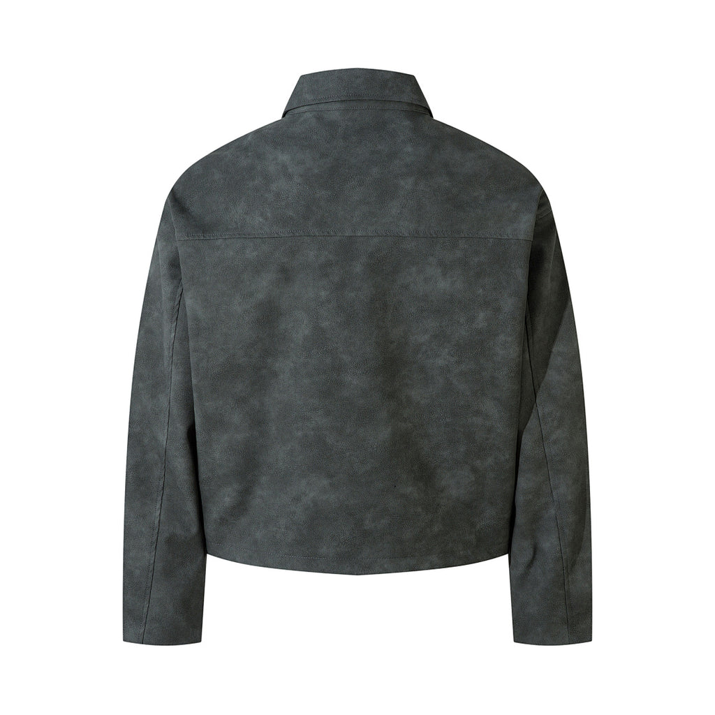Leather jacket — Brown