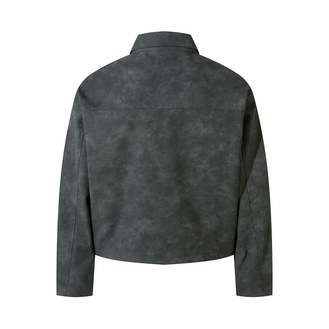 Leather jacket — Brown