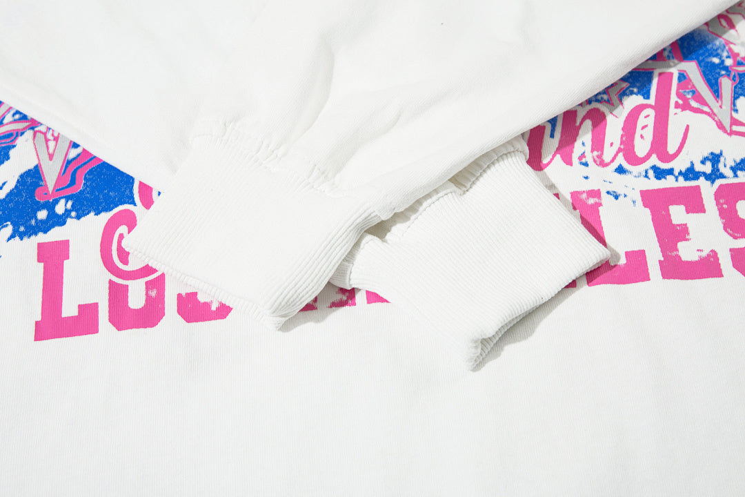 Long-sleeve T-shirt      Black, White