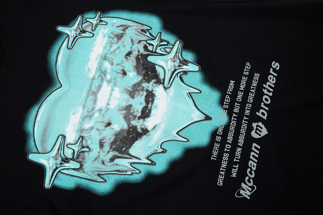 Long-sleeve T-shirt      Black, White