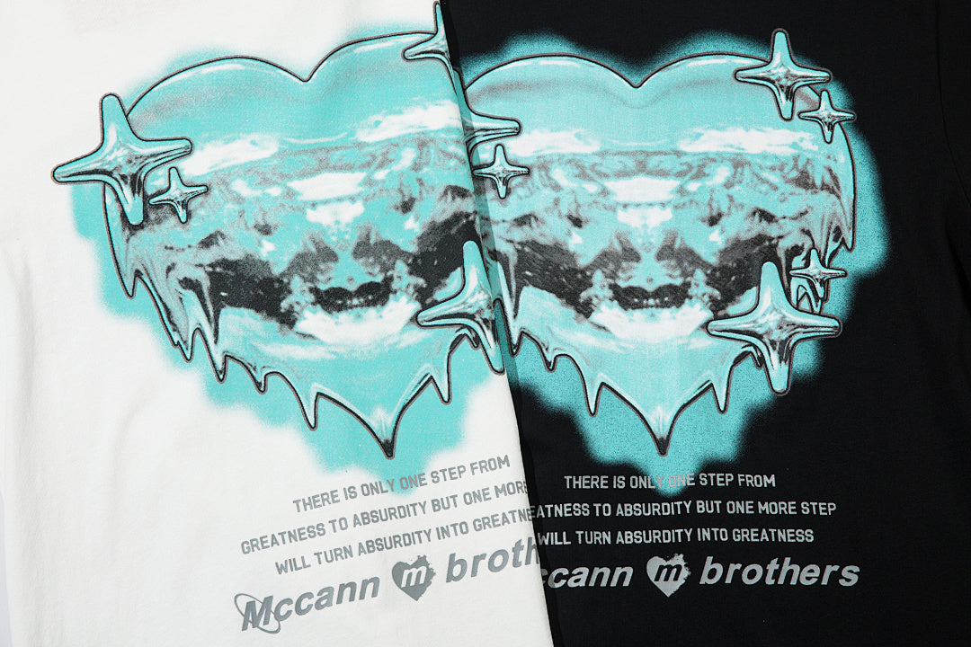 Long-sleeve T-shirt      Black, White