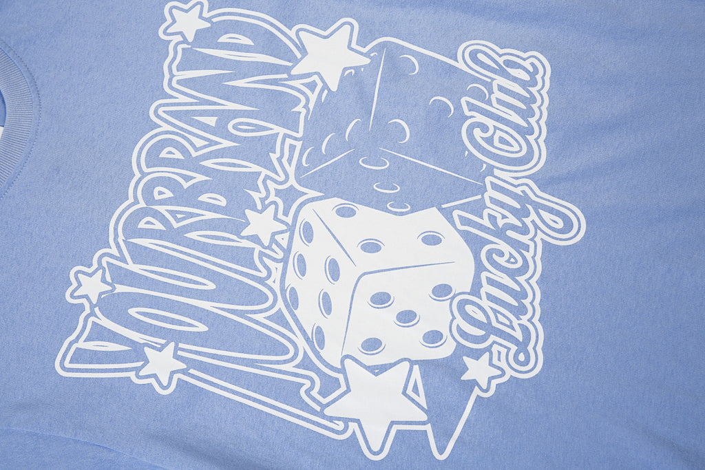 Long-sleeve T-shirt      Blue, White