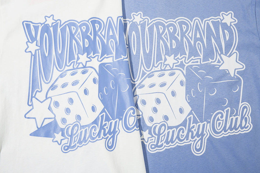 Long-sleeve T-shirt      Blue, White