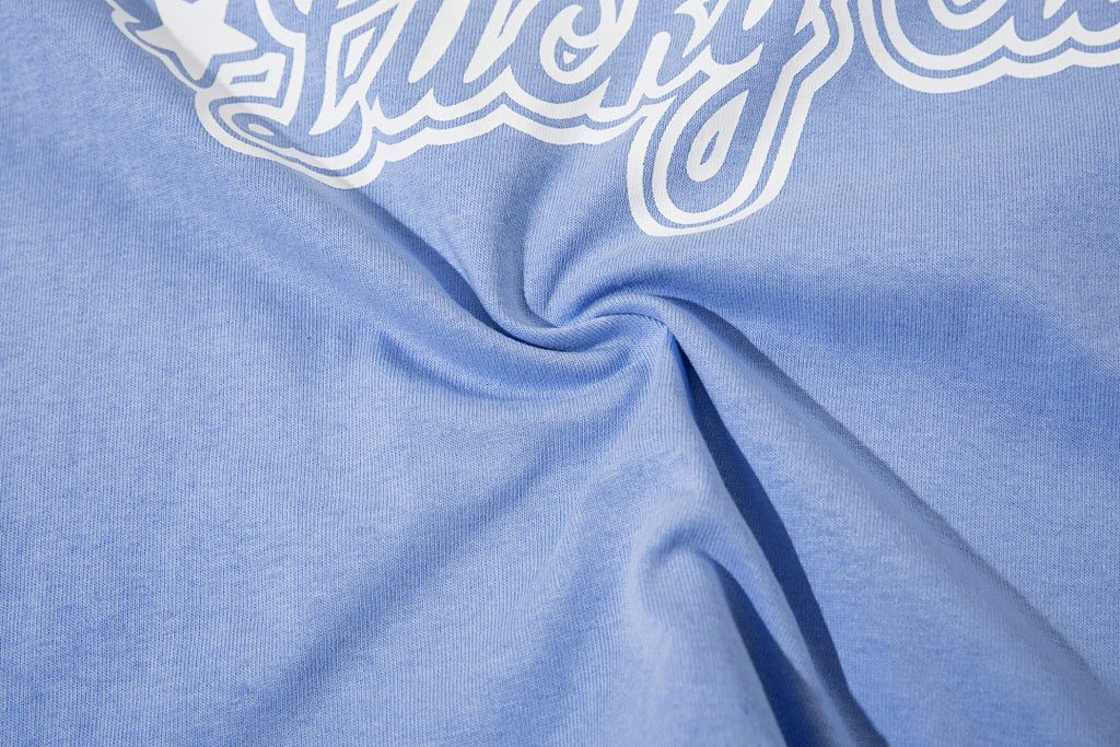 Long-sleeve T-shirt      Blue, White
