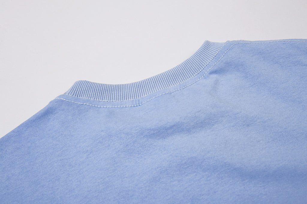 Long-sleeve T-shirt      Blue, White