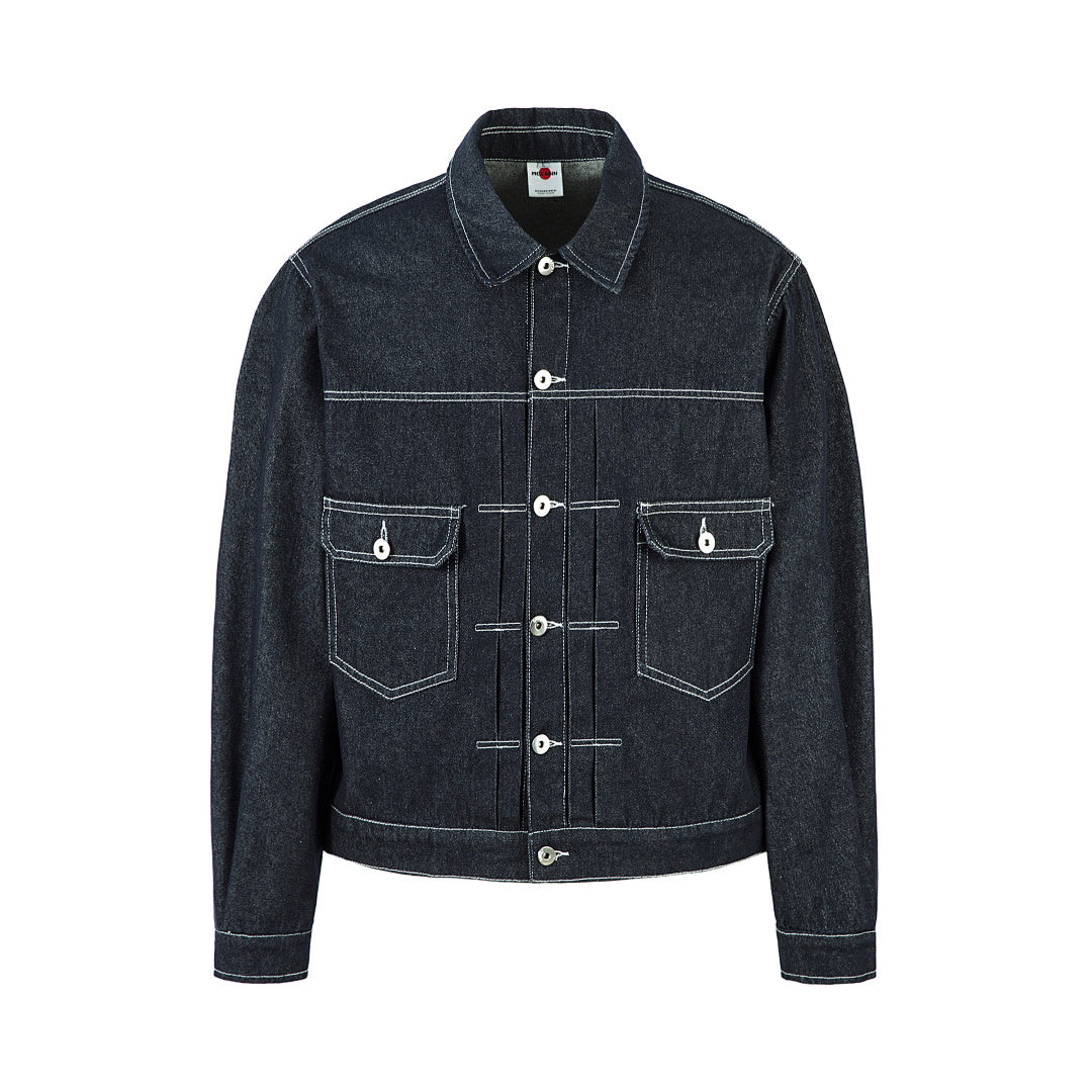 Raw Denim Jacket – Blue